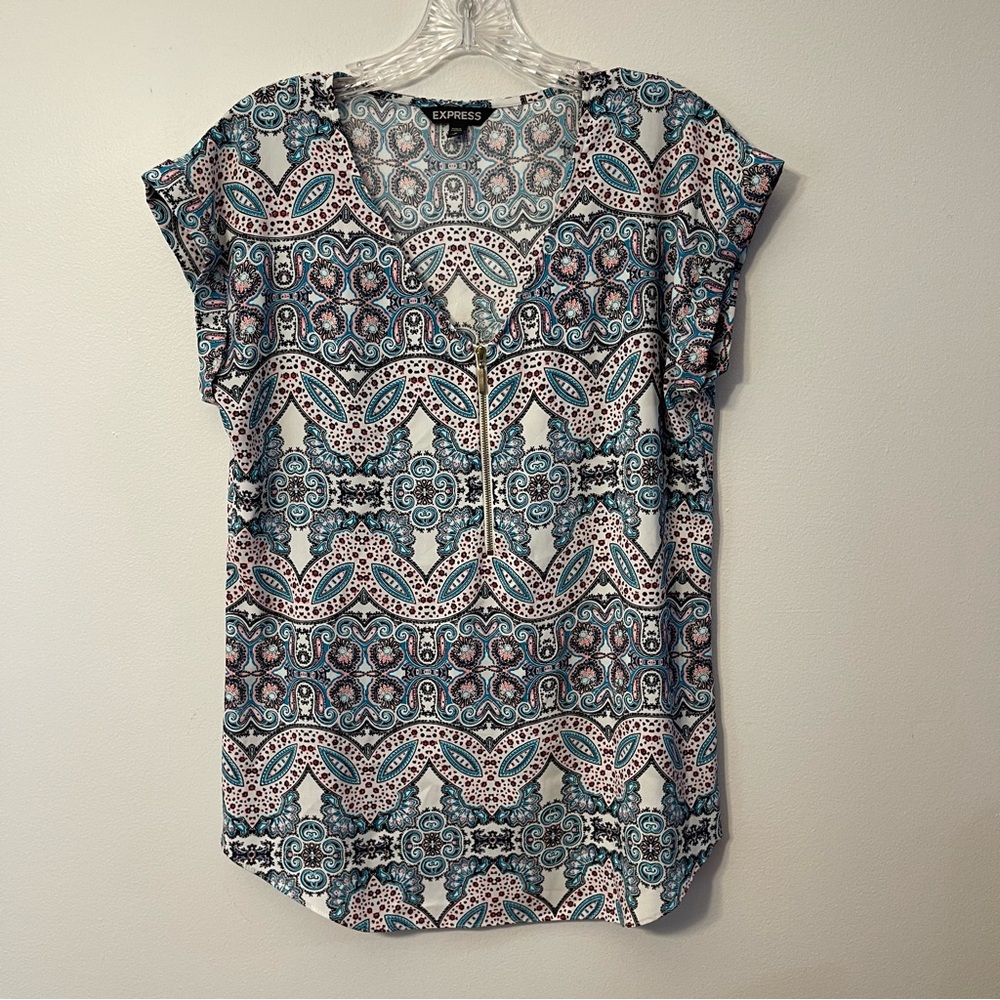 Zipper Blouse from Express
